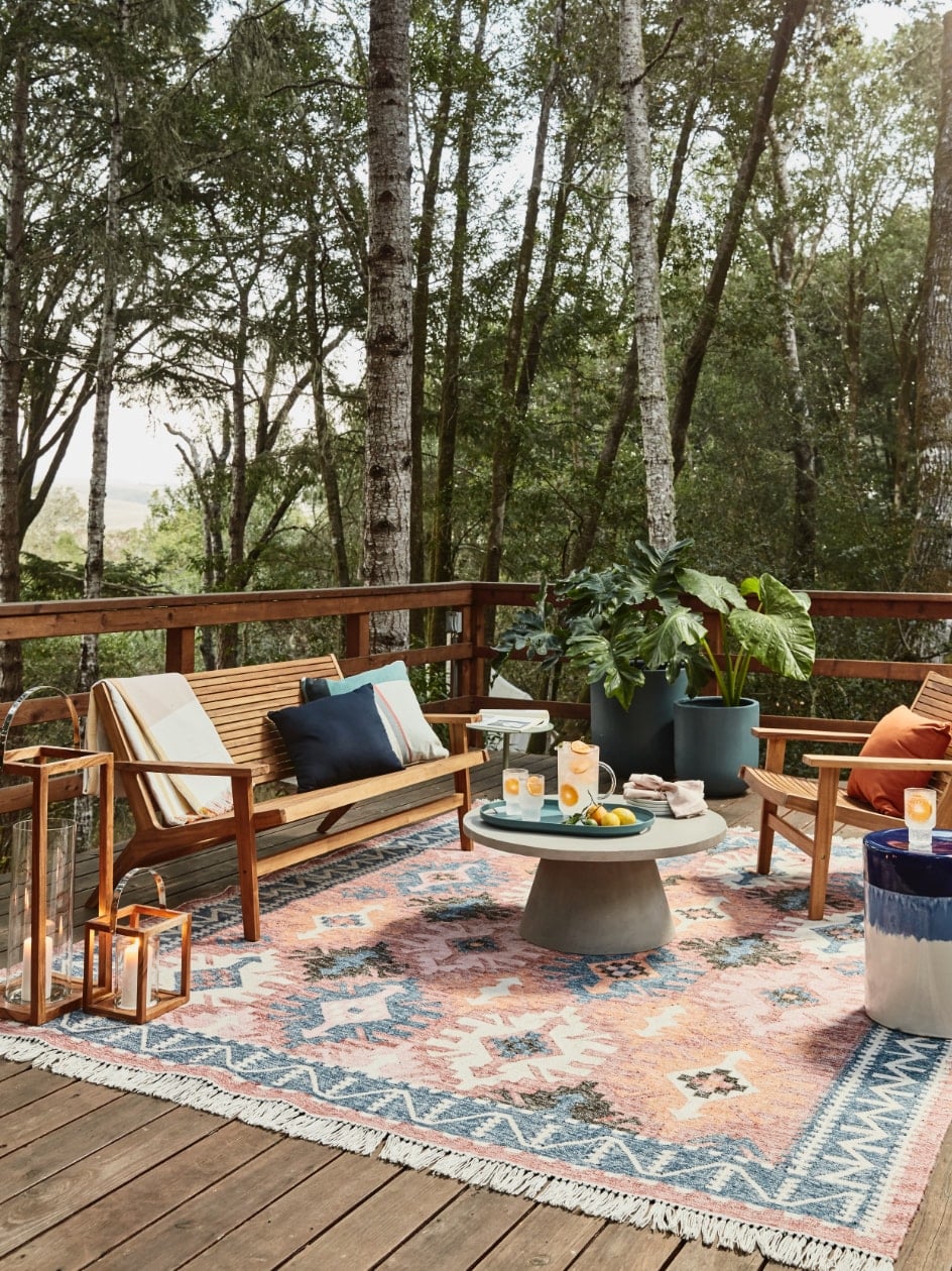 amigo outdoor living center on A Frame House Tour